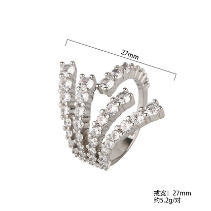 Color Zirconium Live Opening Ring