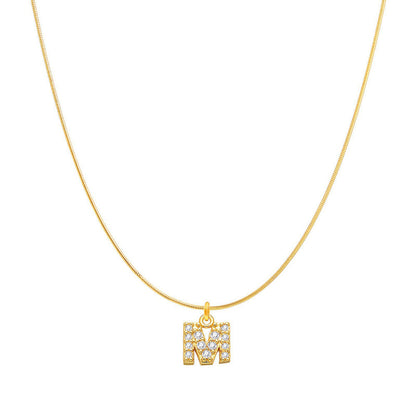 Fashion Personality Round Snake Clavicle Chain Female