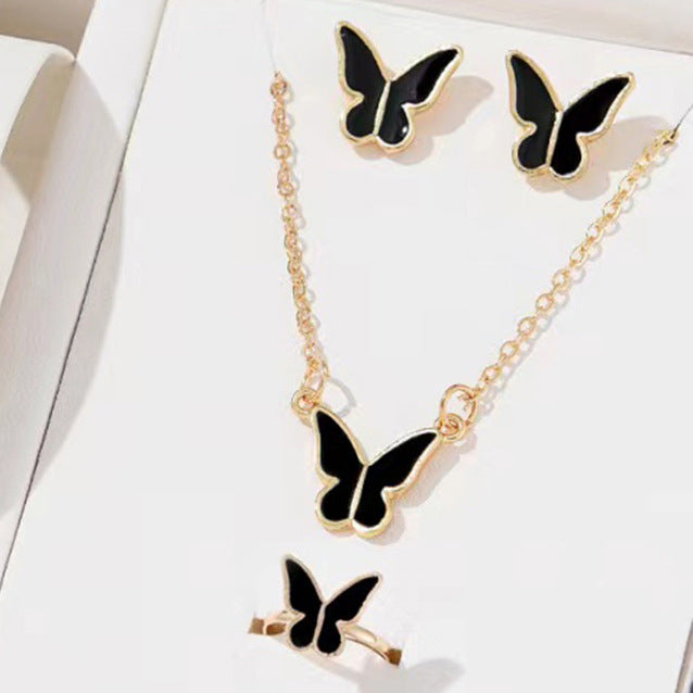 Butterfly Love Necklace Set