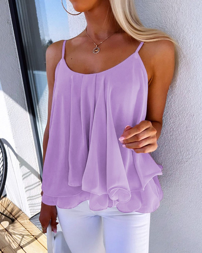 Camisole Loose Top Small Vest Women's Clothing