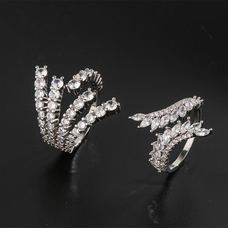 Color Zirconium Live Opening Ring