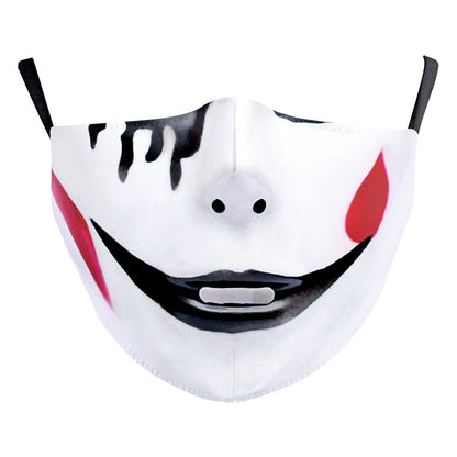 Halloween Digital Printing Funny Face Double-layer Dust Mask