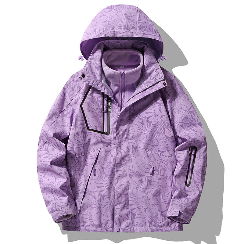 Outdoor Shell Jacket Three-in-one Detachable Camouflage Mountain