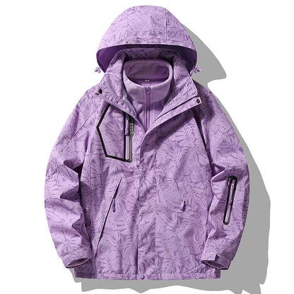 Outdoor Shell Jacket Three-in-one Detachable Camouflage Mountain