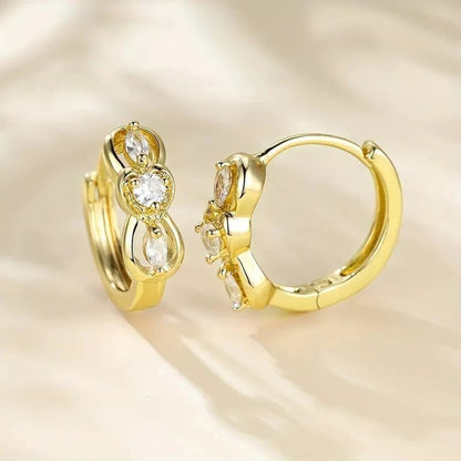 Zircon Geometry Earrings