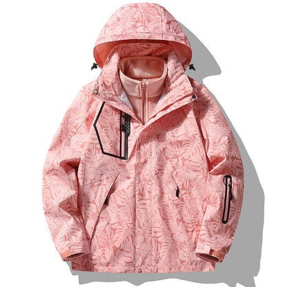 Outdoor Shell Jacket Three-in-one Detachable Camouflage Mountain