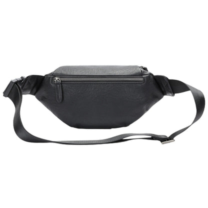 Men's First Layer Cowhide Messenger Chest Bag