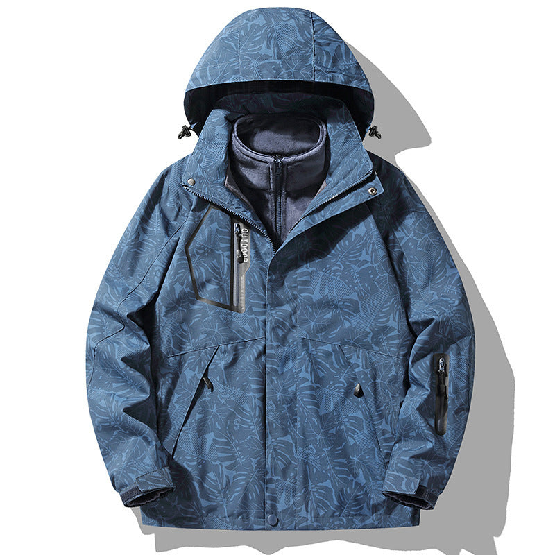 Outdoor Shell Jacket Three-in-one Detachable Camouflage Mountain