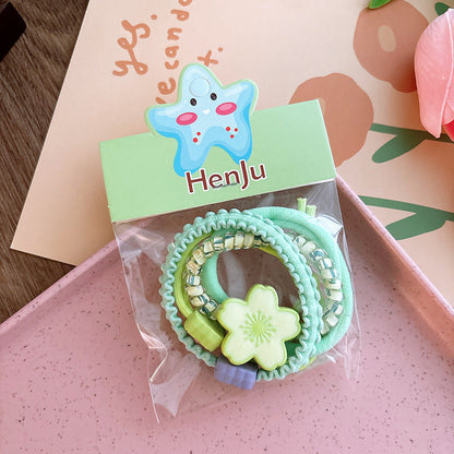 High Elastic Children's Flower Hairband