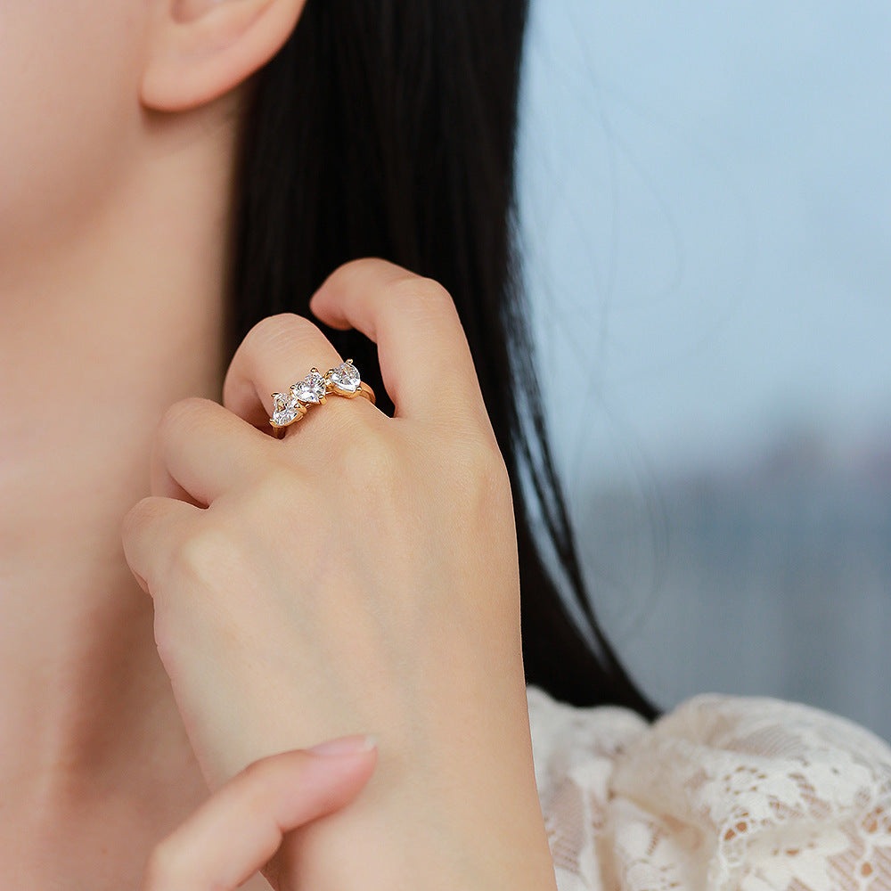 Heart-shaped Cell Phone Finger Ring