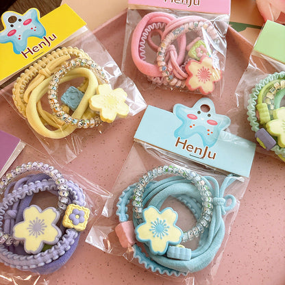 High Elastic Children's Flower Hairband