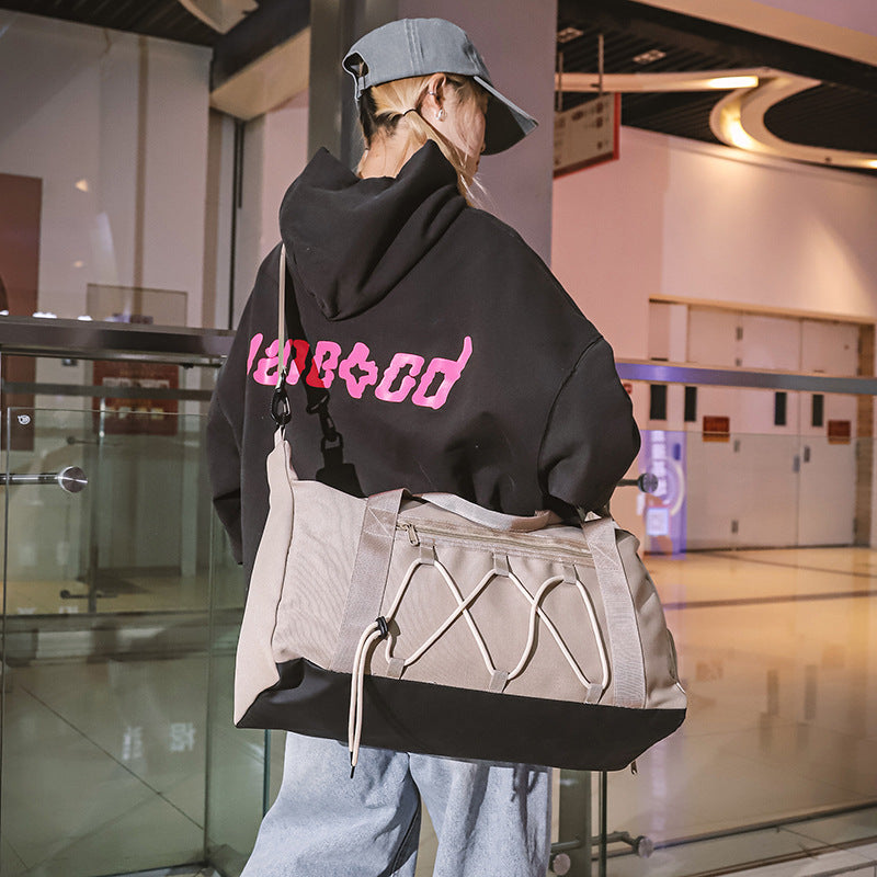 Korean-Style Large Capacity Denim Tote Bag