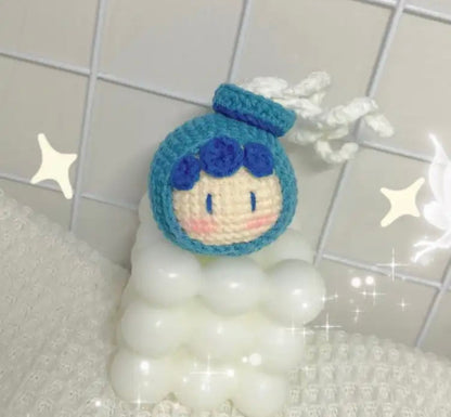 Crocheted Pendant Knitted Doll Keychain