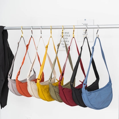 Casual Nylon Dumpling Bag