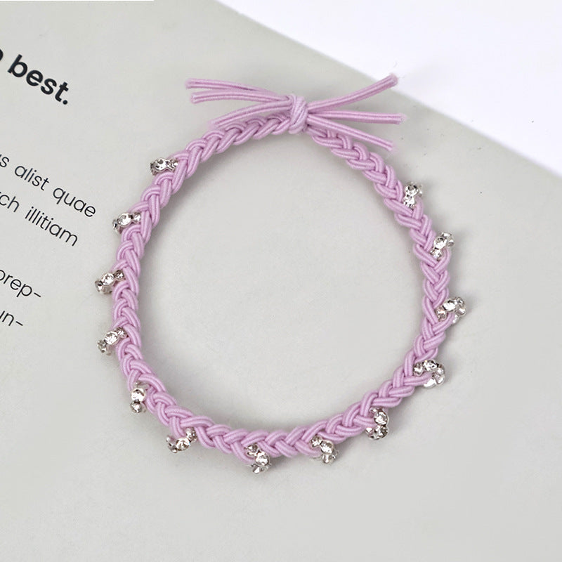 Women's Diamond Color Twist Hair Rope