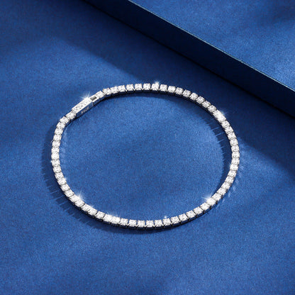 Sterling Silver Diamond Tennis Bracelet