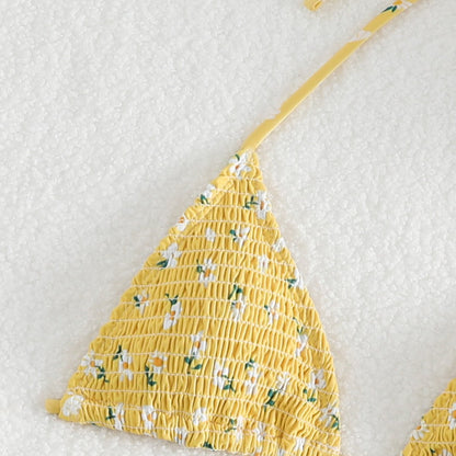 High-Grade Floral Bikini Swimsuit