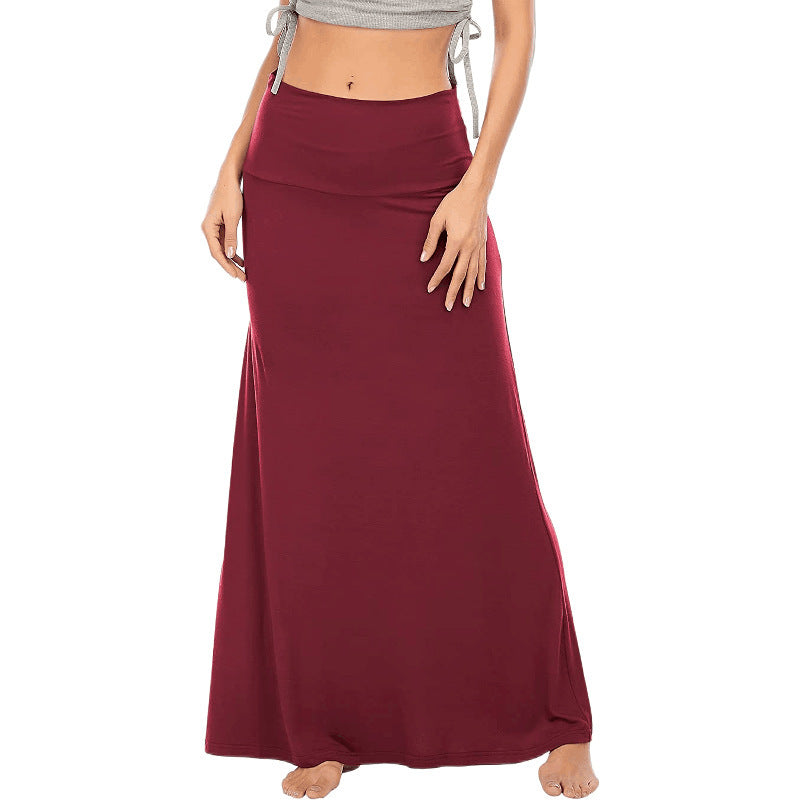 Women's Home Casual High Waist Hip Skirt