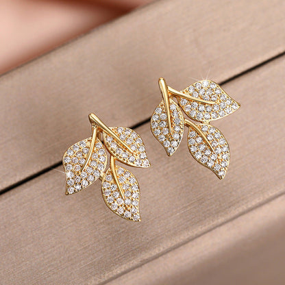 Leaf-shaped Earrings