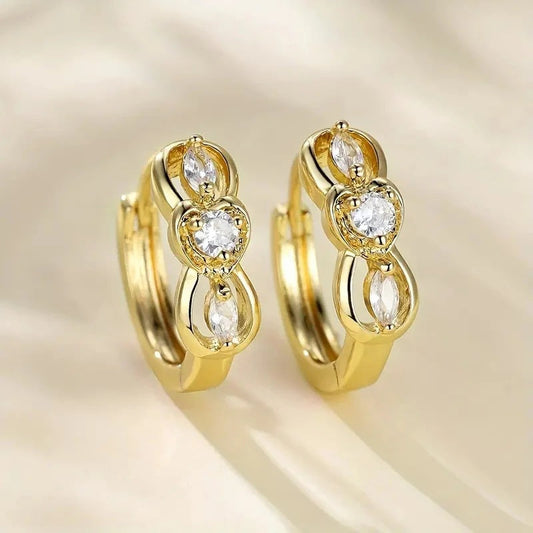 Zircon Geometry Earrings