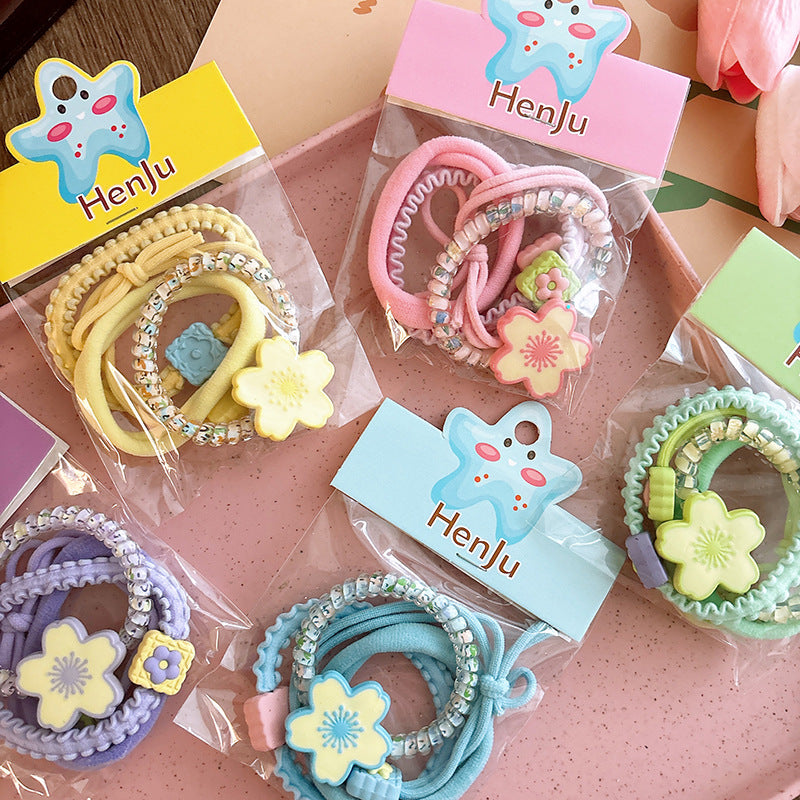 High Elastic Children's Flower Hairband