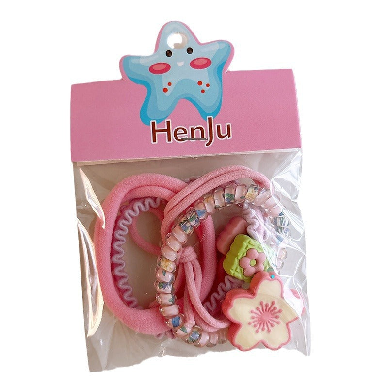 High Elastic Children's Flower Hairband