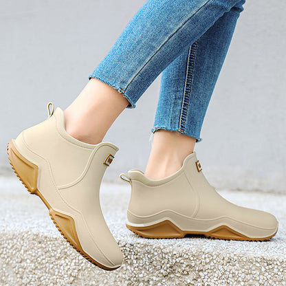 Men's Short Tube Waterproof Rain Boots