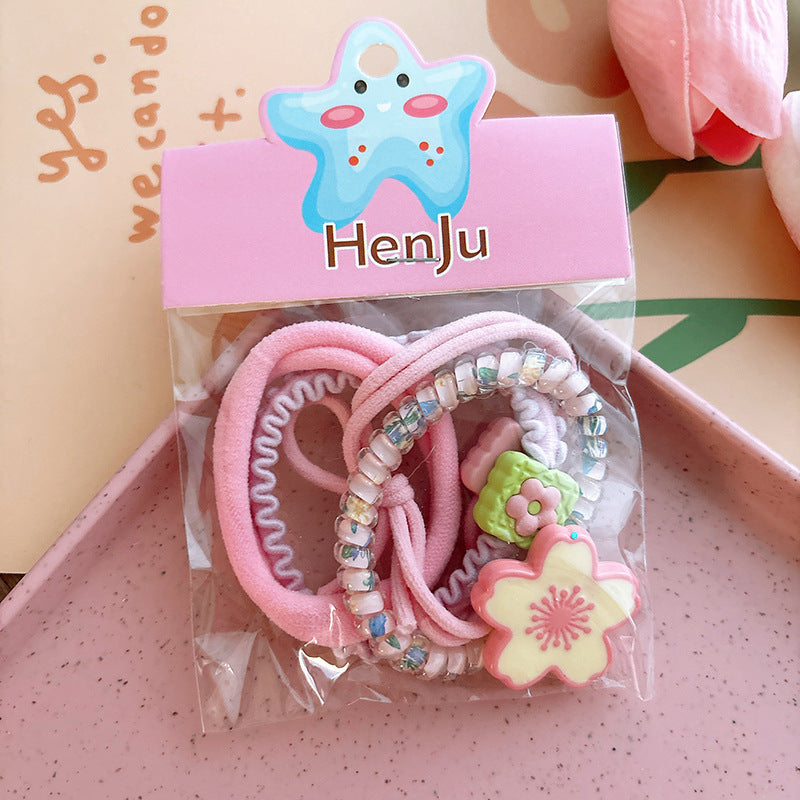 High Elastic Children's Flower Hairband