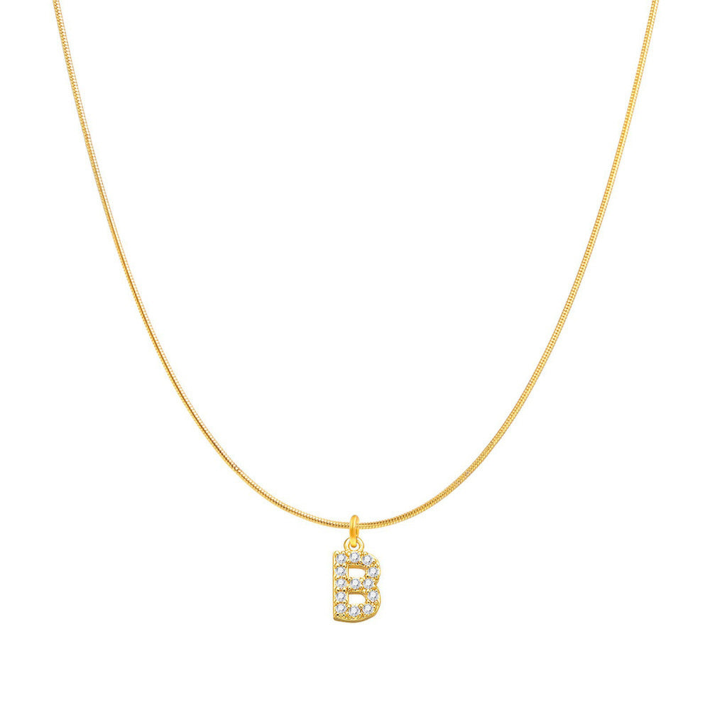 Fashion Personality Round Snake Clavicle Chain Female