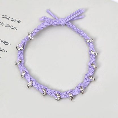 Women's Diamond Color Twist Hair Rope