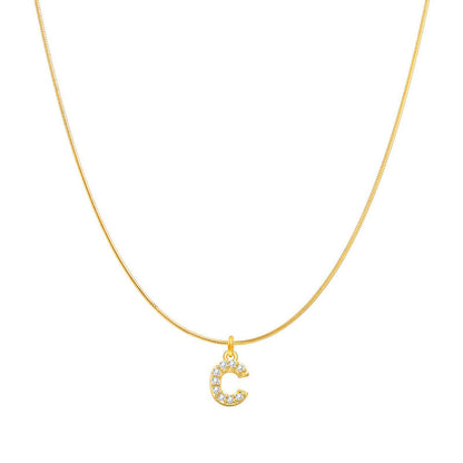 Fashion Personality Round Snake Clavicle Chain Female