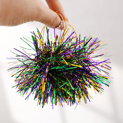 Party Patriotic Elements Glossy Shiny Earrings