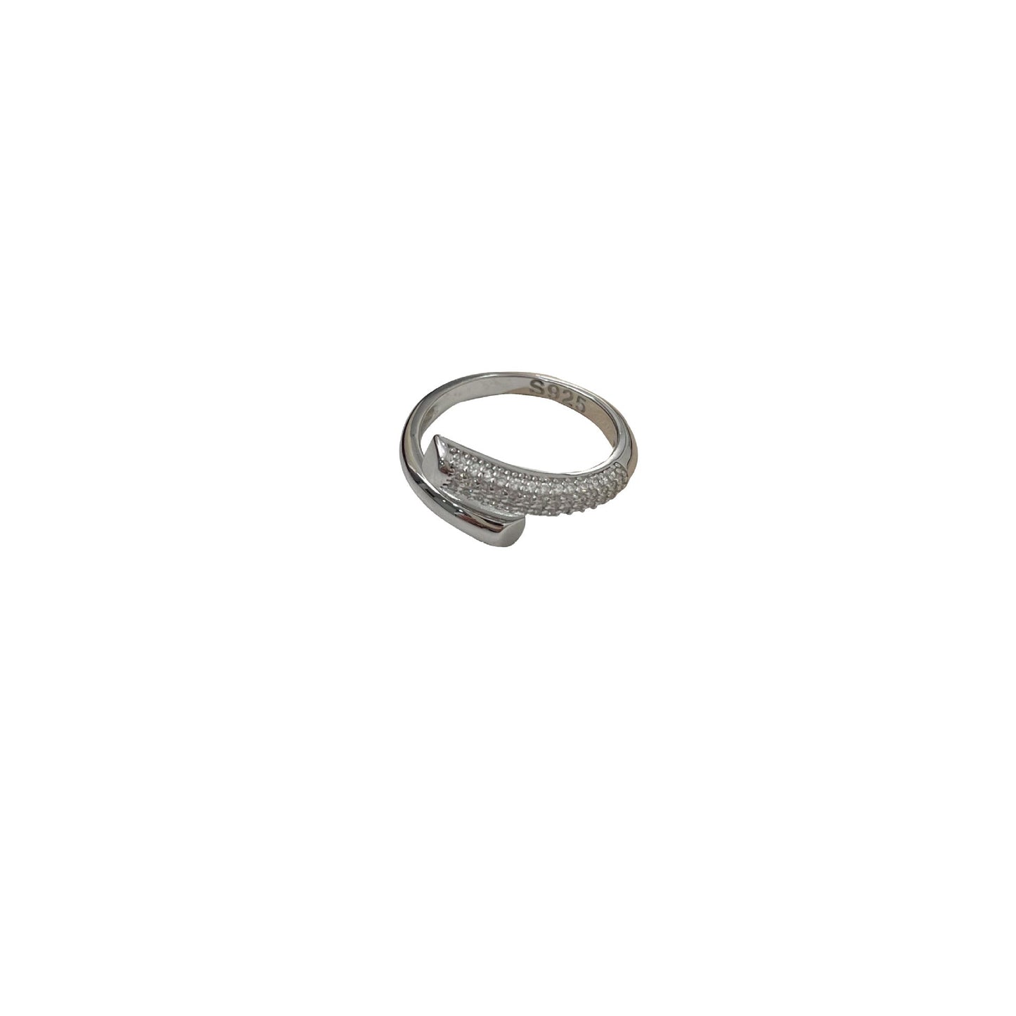 Sterling Silver Zircon Index Finger Ring