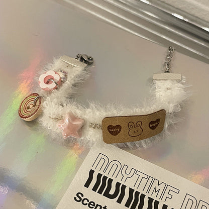 Love Star Button Stitching Bracelet