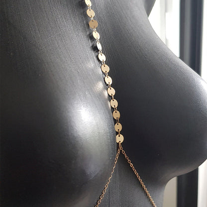 Trendy Cool Beach Body Women's Simple Breastpin Sequins