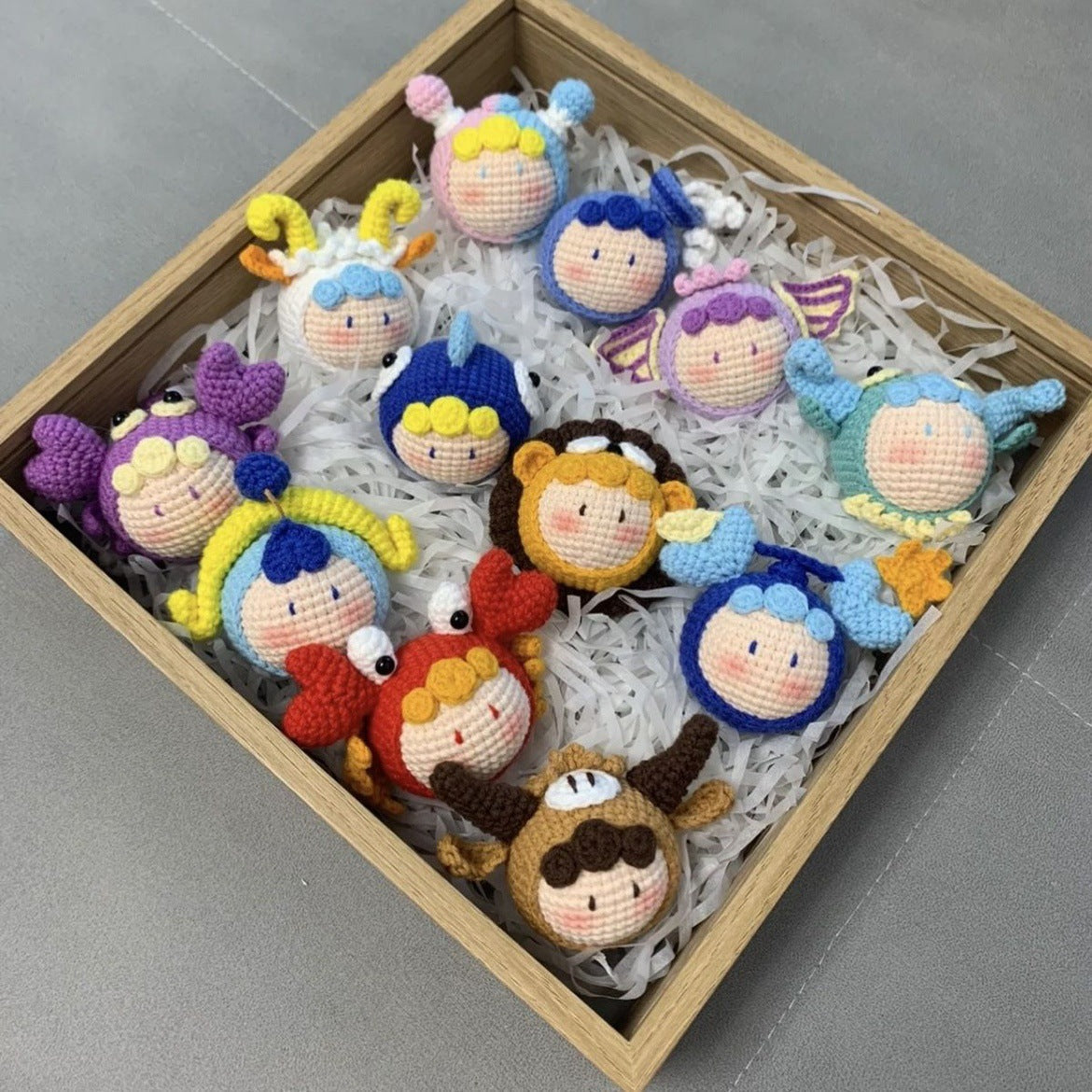 Crocheted Pendant Knitted Doll Keychain