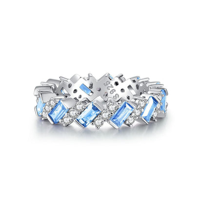 European Full Diamond S925 Sterling Silver Ring
