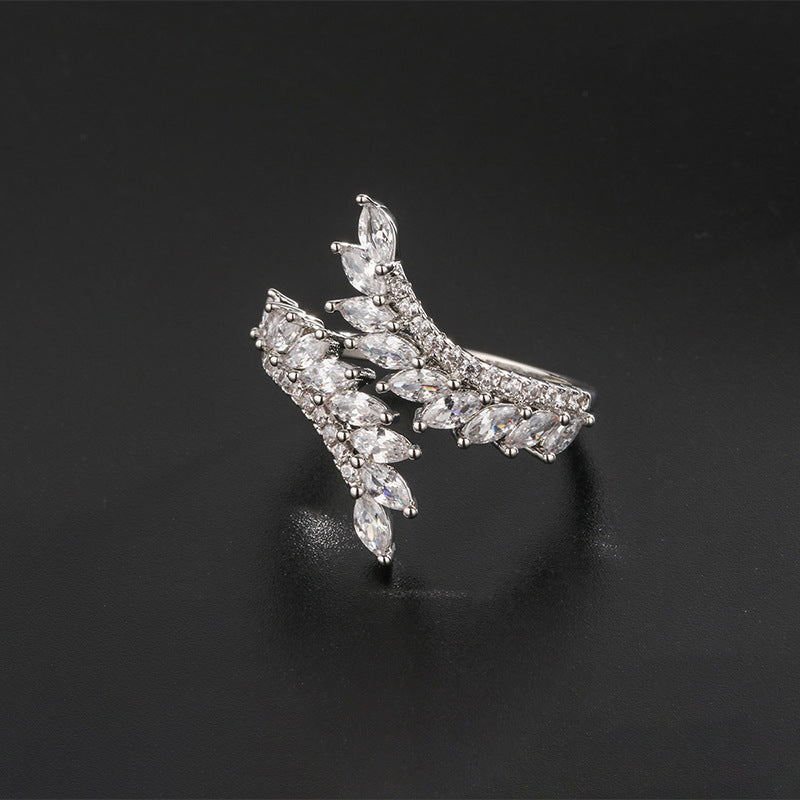 Color Zirconium Live Opening Ring