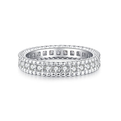 Zircon Full Diamond Sterling Silver Ring