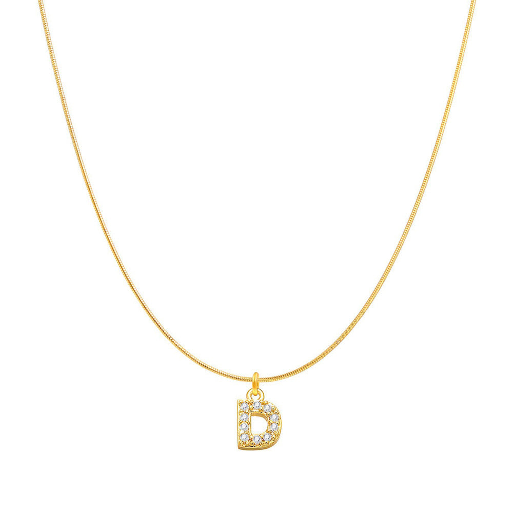 Fashion Personality Round Snake Clavicle Chain Female