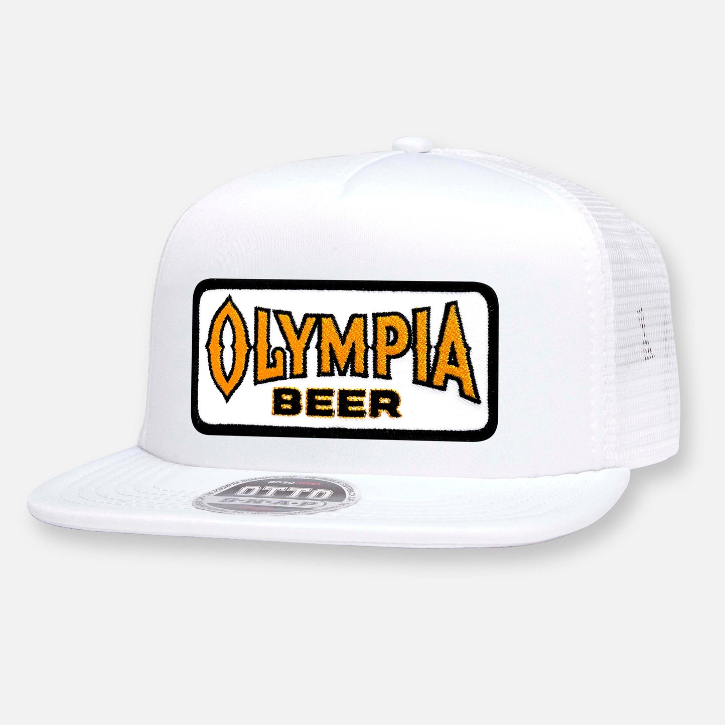 OLYMPIA BEER FLAT BILL PATCH HAT