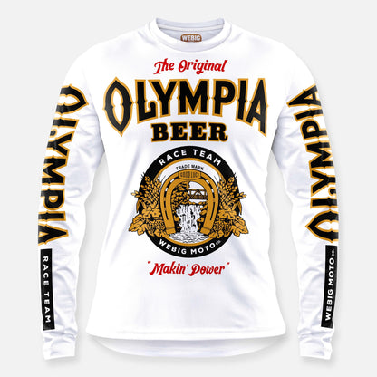 OLYMPIA BEER JERSEY WHITE