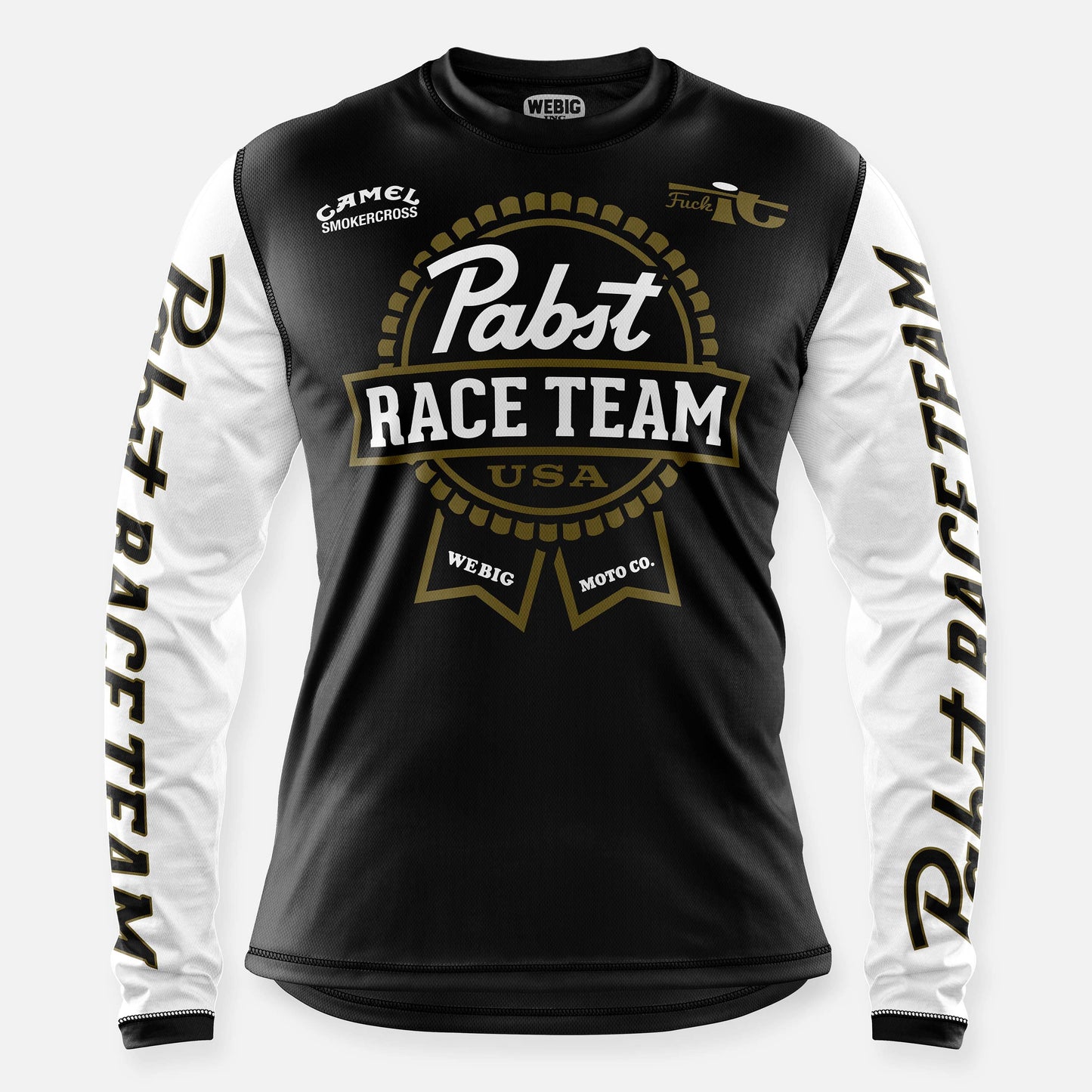 STREET CRED TEAM JERSEY BLACK-WHITE-GOLD