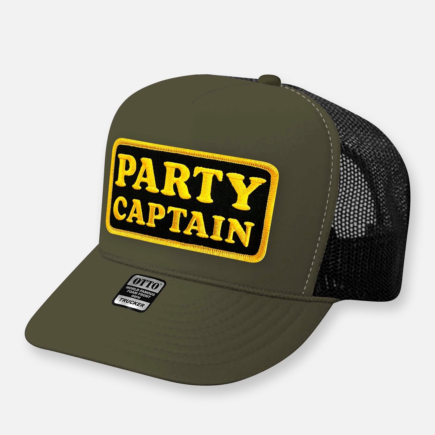 PARTY CAPTAIN CURVED BILL PATCH HAT