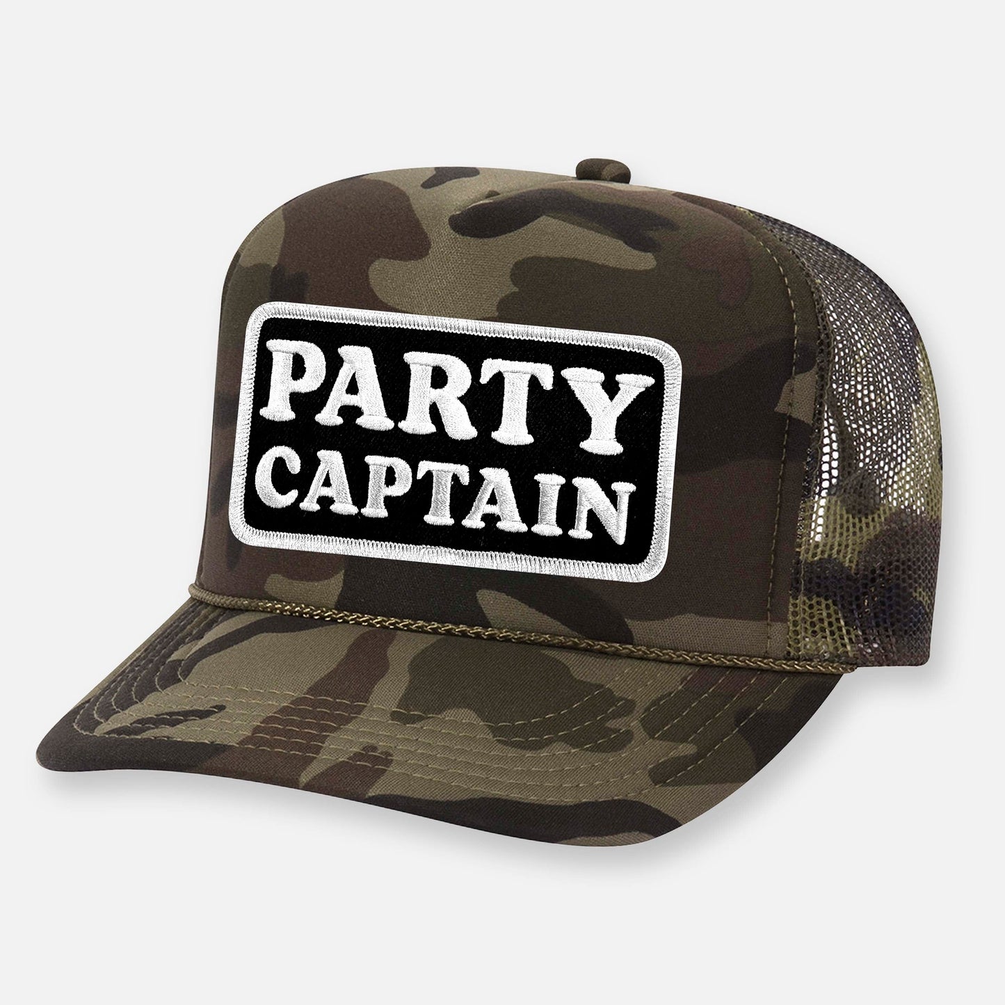 PARTY CAPTAIN CURVED BILL PATCH HAT