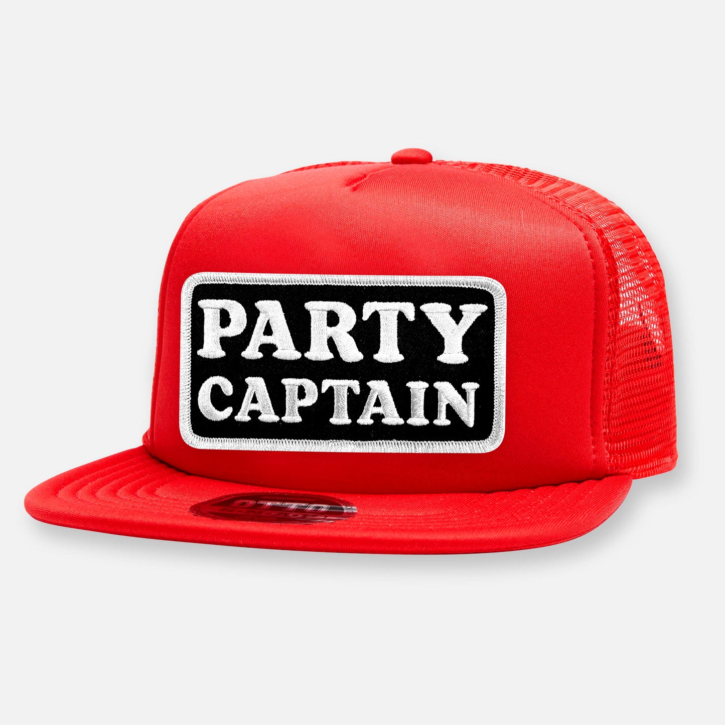 PARTY CAPTAIN FLAT BILL PATCH HAT
