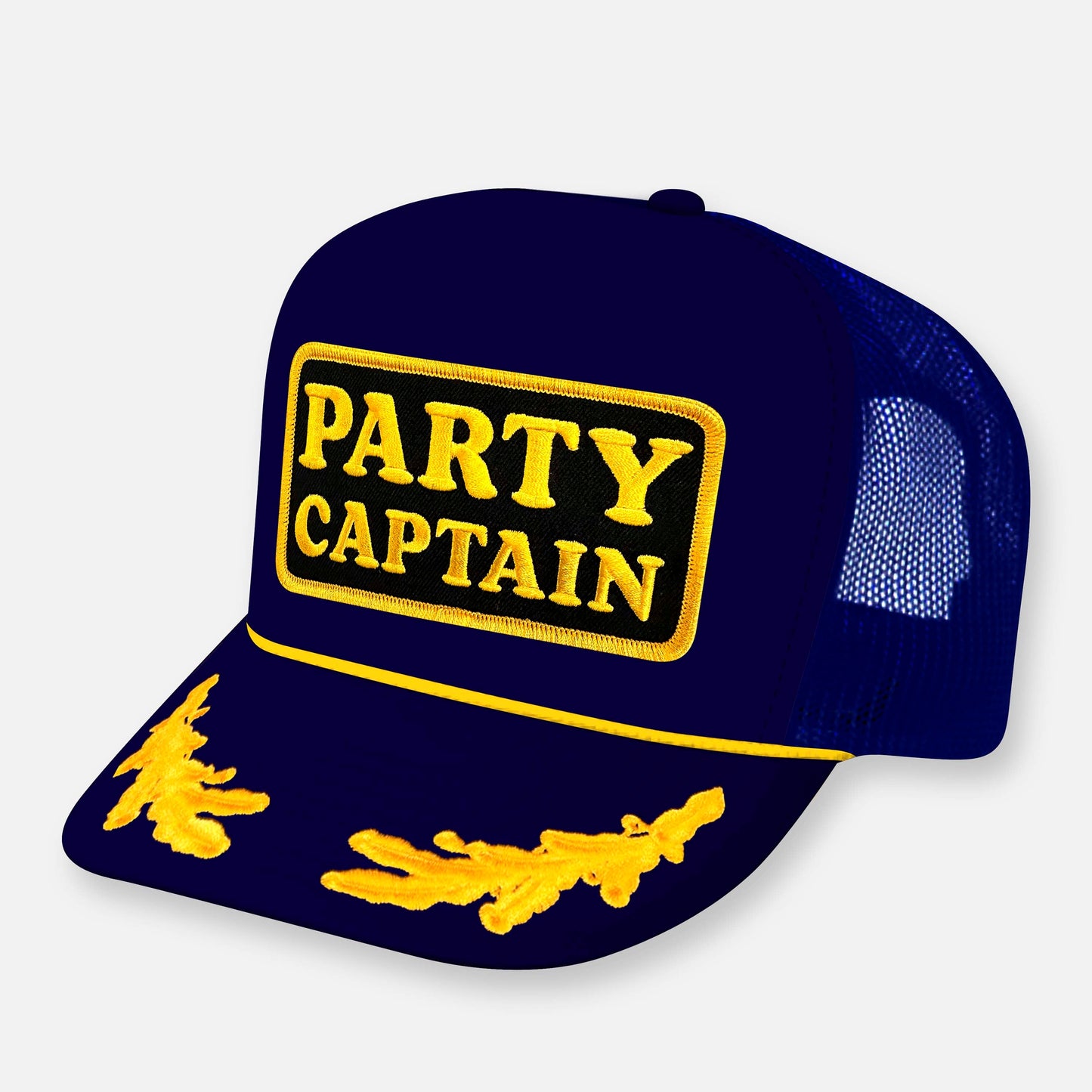 PARTY CAPTAIN CURVED BILL PATCH HAT