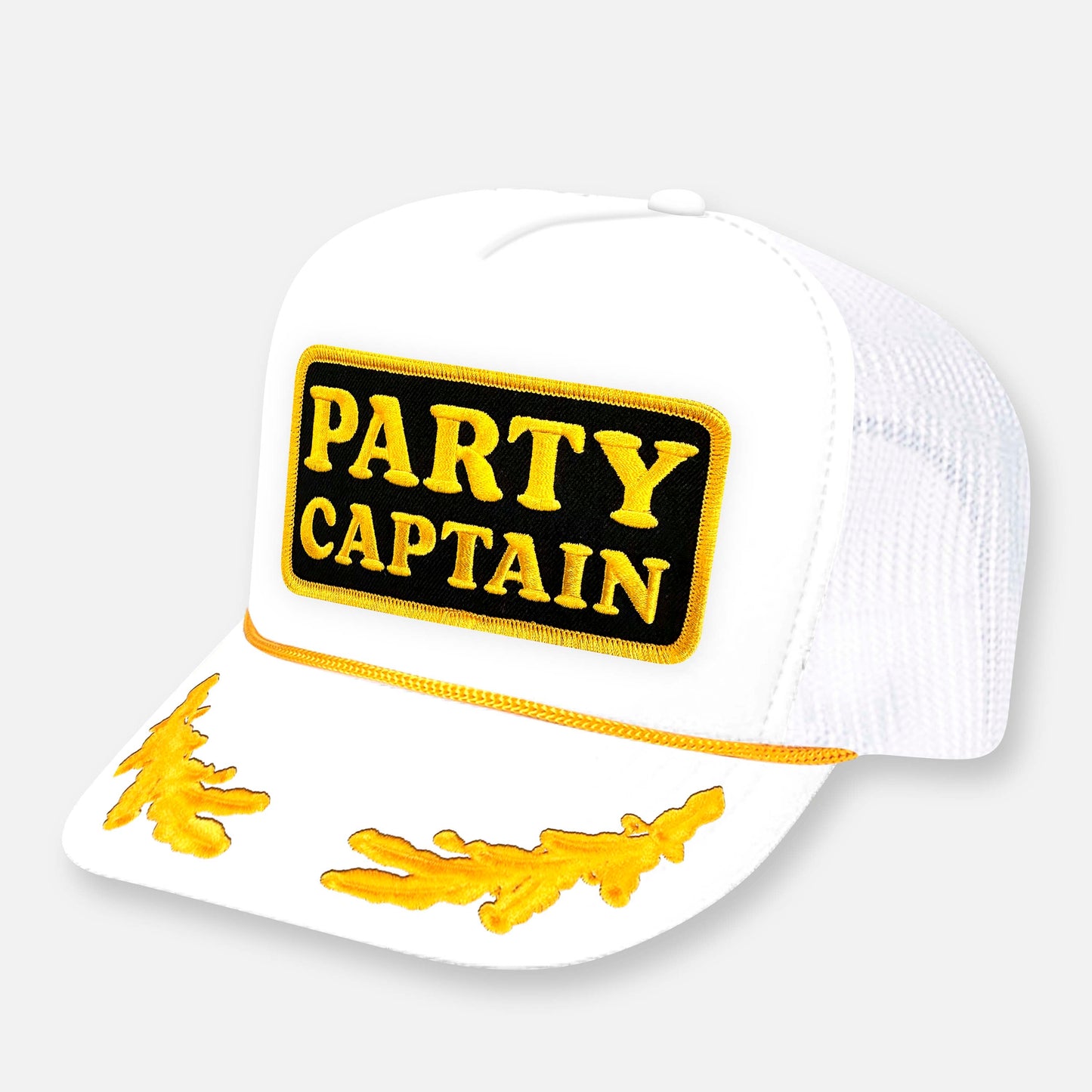 PARTY CAPTAIN CURVED BILL PATCH HAT