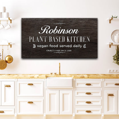 Plant Based Kitchen Sign
