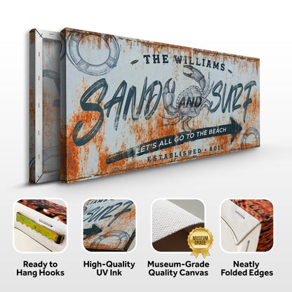 Sand And Surf Sign V